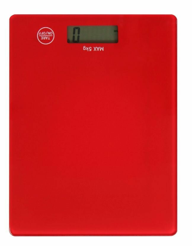 Кухонные весы Willmark WKS-511D красный
