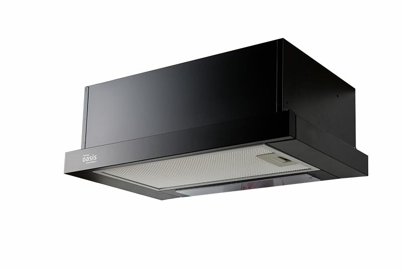 Кухонная вытяжка OASIS UV-50B (F) (4640039481669) черная - фотография № 6