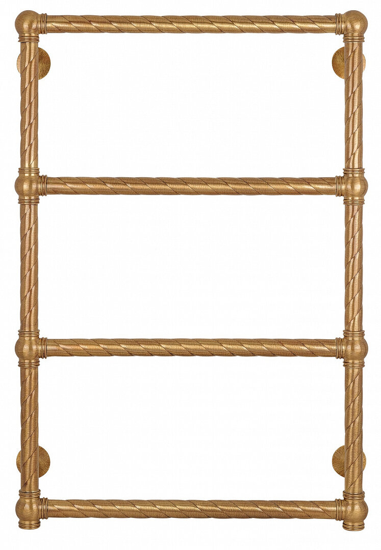 фото Secado Полотенцесушитель электрический латунный Secado Фалерони 1 Trenza 40x80 бронза