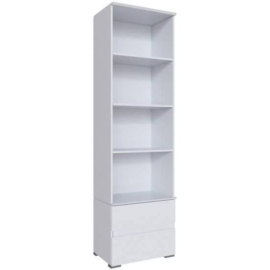 фото Шкаф-пенал Тэкс Плейона открытый, белый