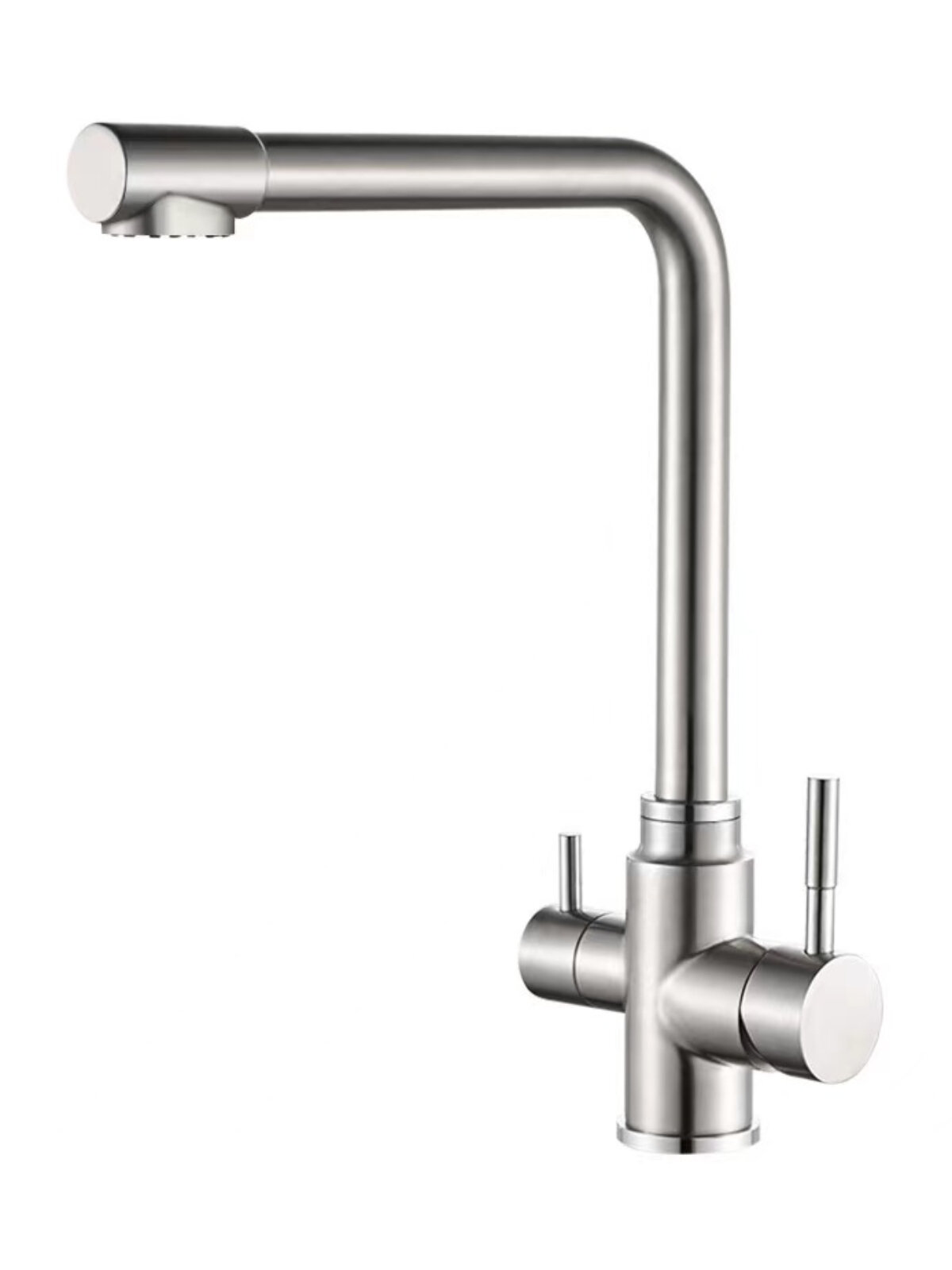 фото Orange Boni M15-008ni Смеситель для кухни с каналом для фильтрованной воды, никель