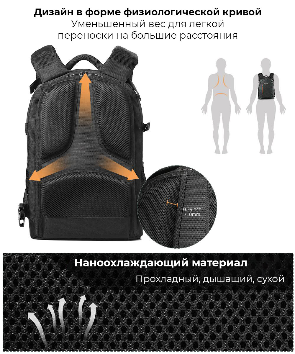 Фоторюкзак K&F Concept Beta Backpack 21L V2