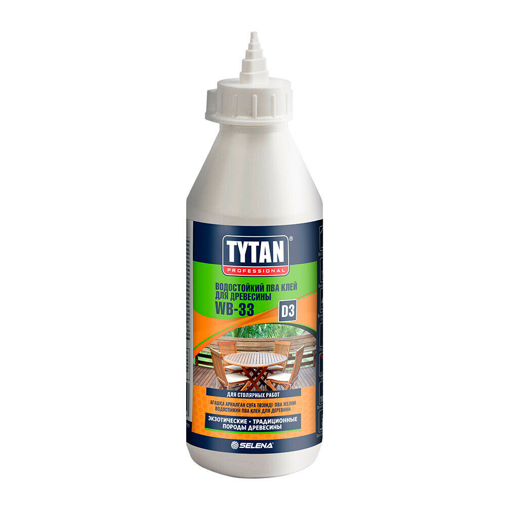 Клей ПВА для древесины Tytan Professional водостойкий D3 210 г