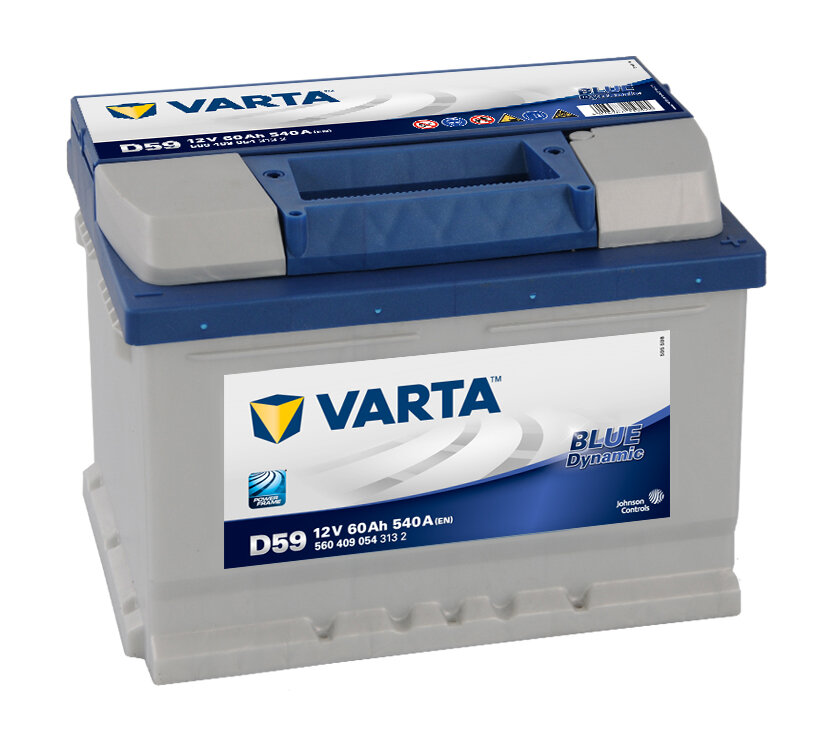 Аккумулятор для спецтехники VARTA Blue Dynamic D59 (560 409 054) 242x175x175