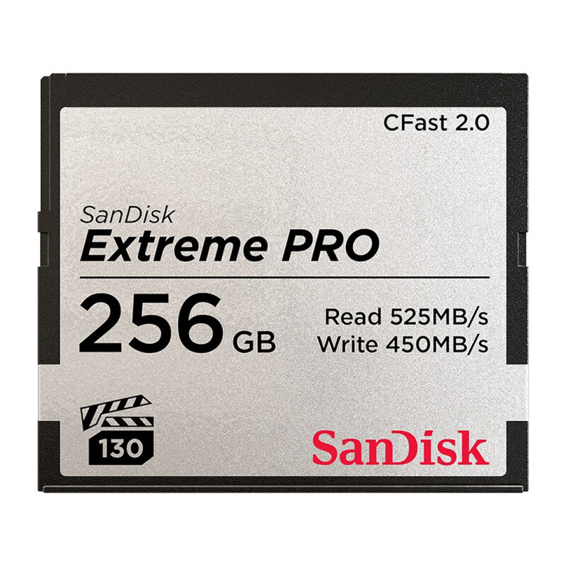 Карта-памяти SanDisk Extreme PRO CFast 2.0 525/450 MB/s 256GB (3500x) (SDCFSP-256G-G46D)