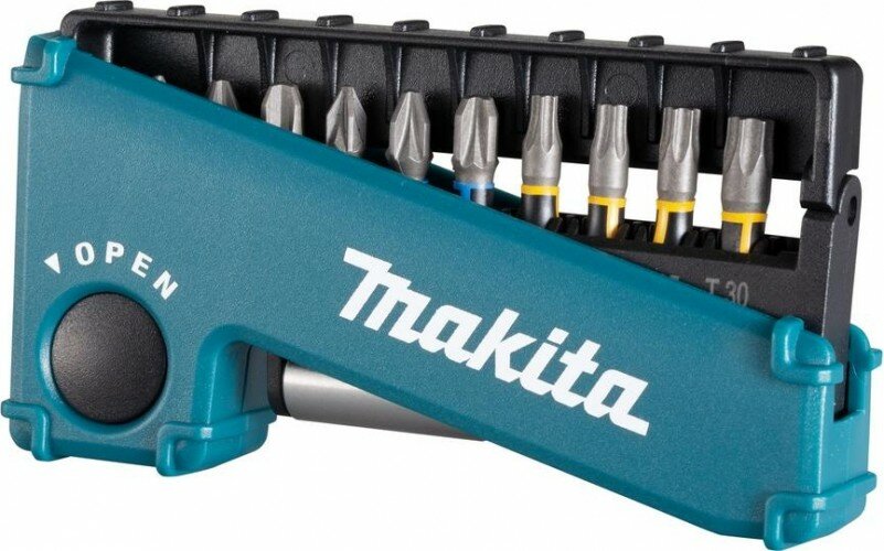 Набор насадок Impact Premier 11 шт 25мм C-form (PH PZ T магнит. держ-ль) Makita E-03567