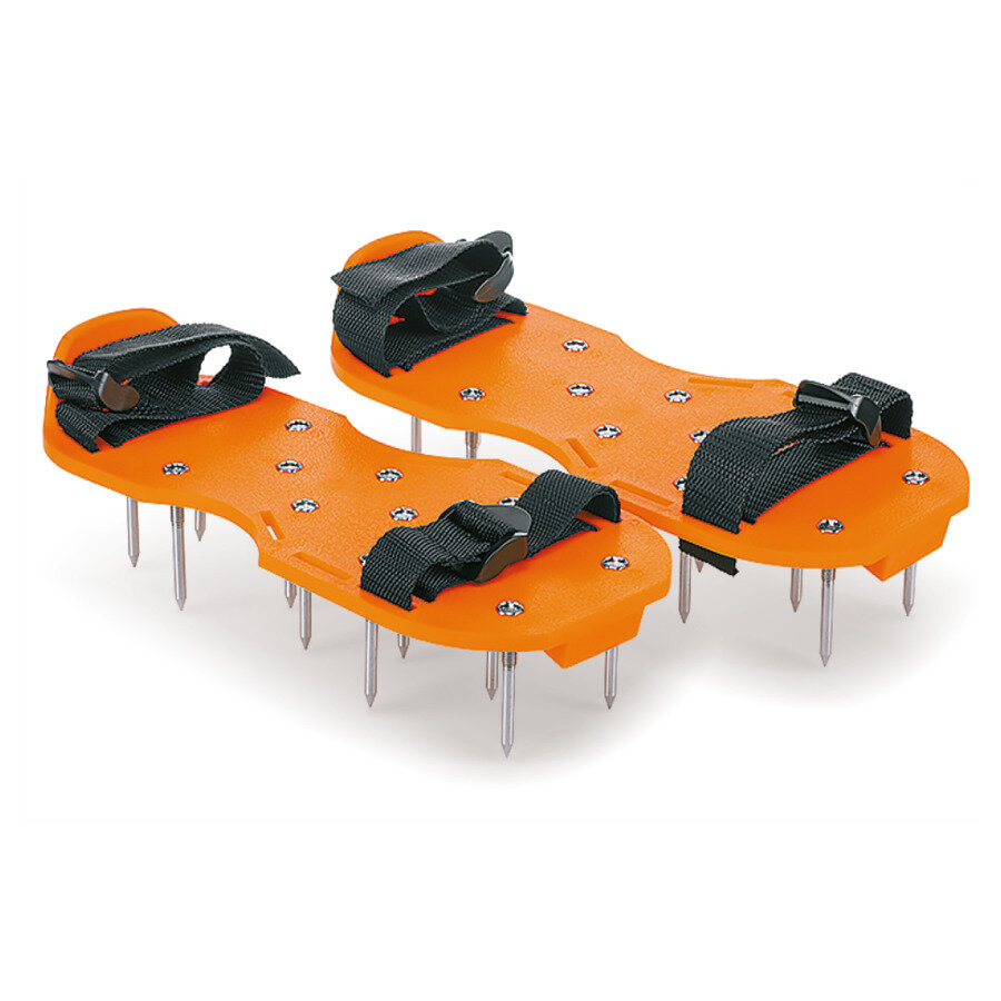 фото Аэратор для газона со стальными шипами Amigo 30х13 см, пластик