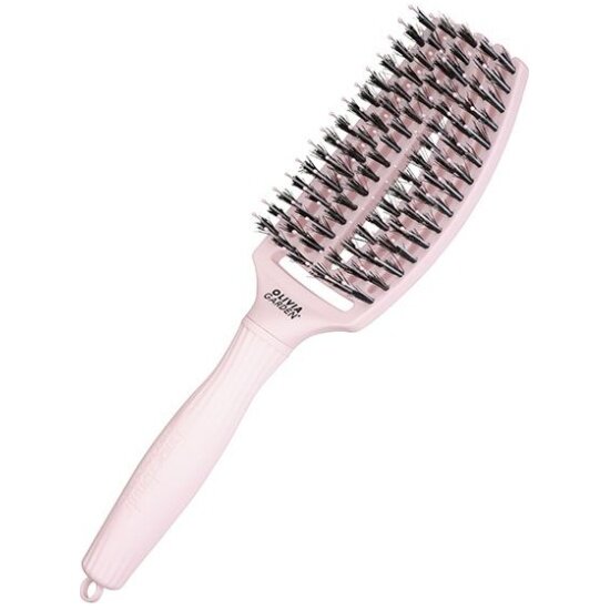 Щетка для волос Olivia Garden Fingerbrush Care Iconic Boar&Nylon Pastel Pink M