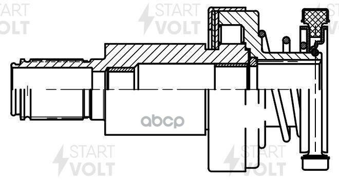 Привод Стартера (Бендикс) Для А/М Vag Tiguan (07-) 2.0Tfsi/2.0Tdi/Passat B7 (11-) 1.8Tsi (Vcs 1819) STARTVOLT арт. vcs-1819