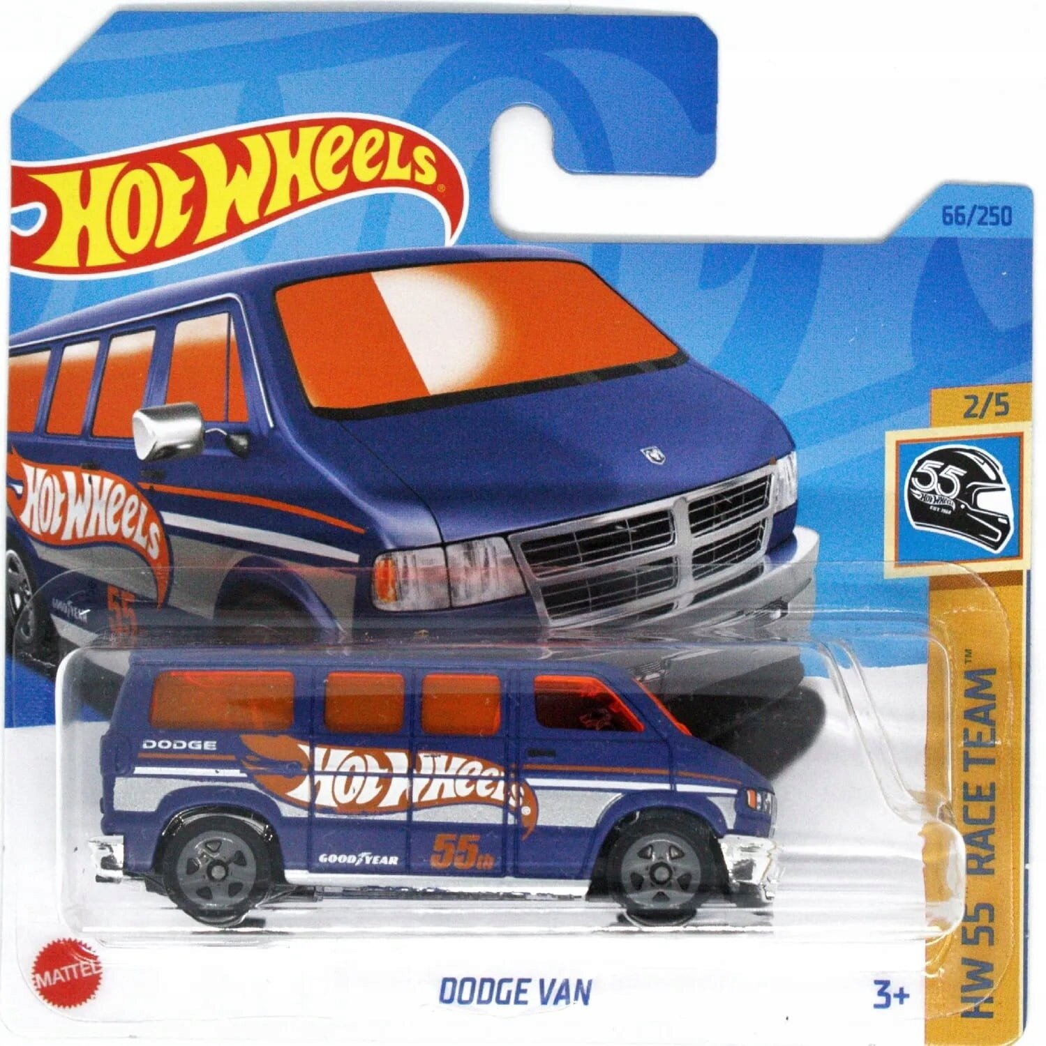 Машинка Hot Wheels 5785 (HW 55 Race Team) Dodge Van HKH67-M521