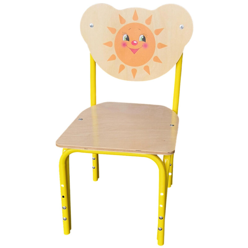 фото Стул детский KEN-Кузя (1-3) Фанера (лак) УФ Печать Ф. СОЛ (1-3) лак