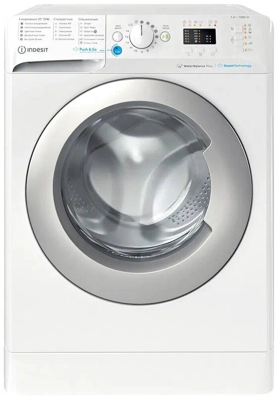 Стиральная машина Indesit BWSA 71052X WSV RU, белый