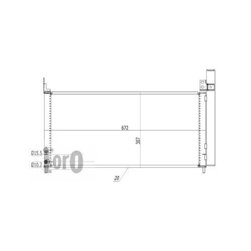 Конденсатор, кондиционер, LORO 051-016-0017 (1 шт.)