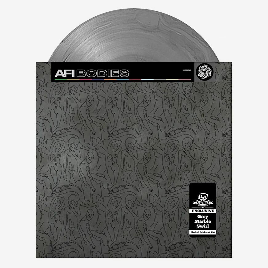 AFI - Bodies (lim. 750 copy Grey Carerra Mix) новая лимитированная цветная пластинка