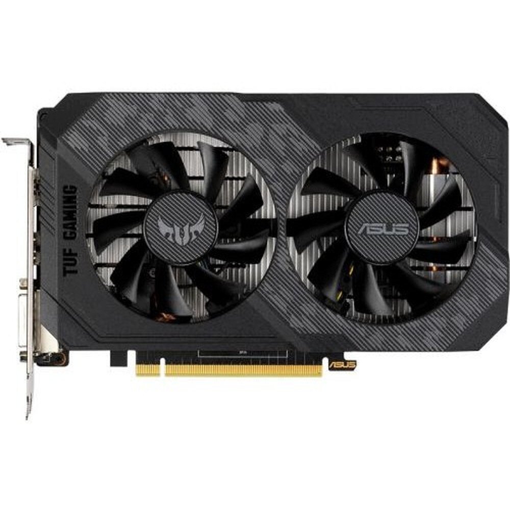 Asus Видеокарта Asus TUF-GTX1650-O4GD6-P-V2-GAMING NVIDIA GeForce GTX 1650 4096Mb 128 GDDR6 1635/12000 DVIx1 HDMIx1 DPx1 HDCP Ret