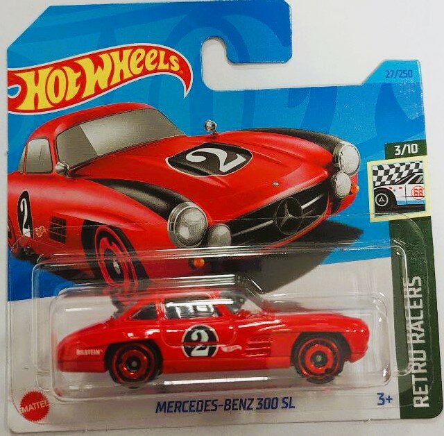 Машинка Hot Wheels 5785 (Retro Racers) Mercedes-Benz 300sl HKH02-M521