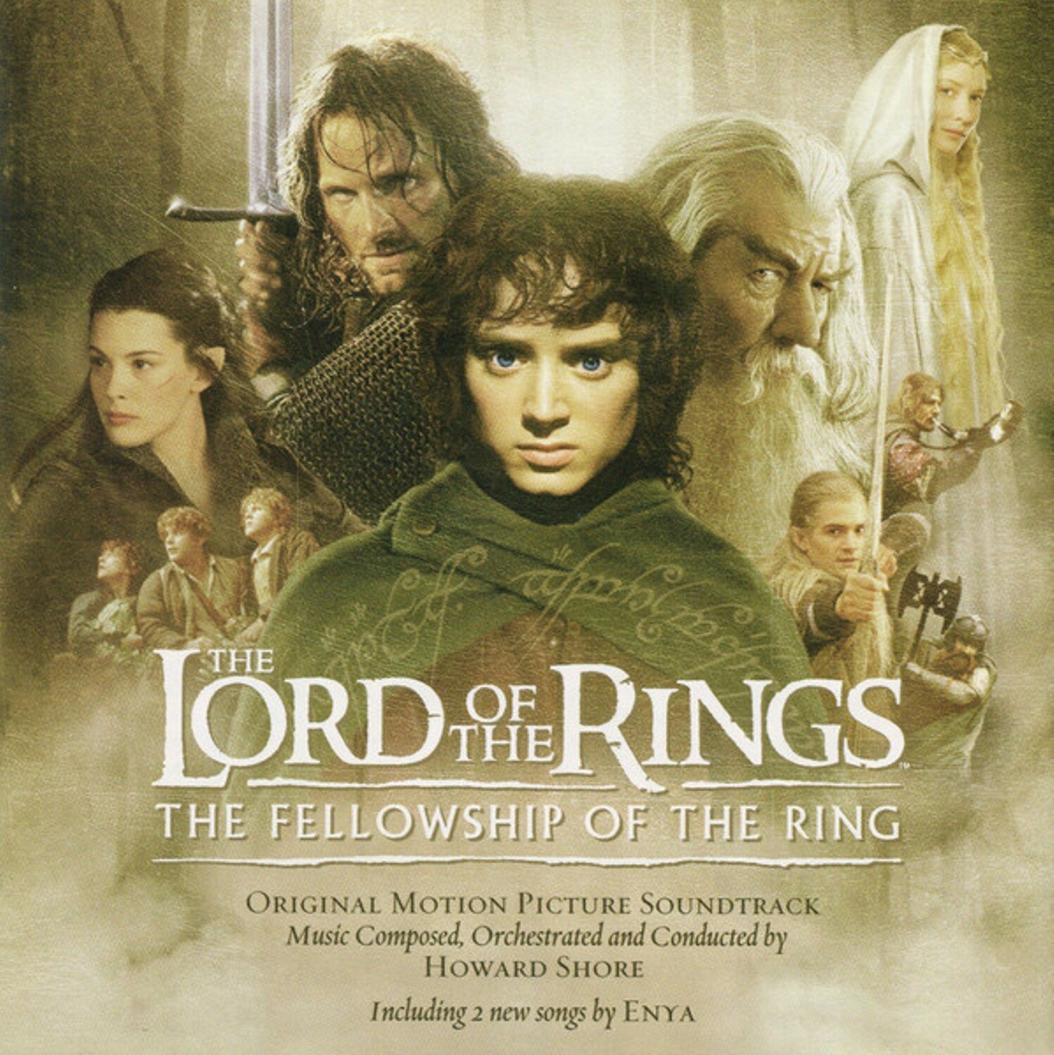 The Lord Of The Rings The Fellowship Of The Ring Soundtrack Howard Shore (CD) Reprise Records Music