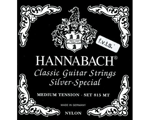 HANNABACH 815FMT Set medium струны для классической гитары