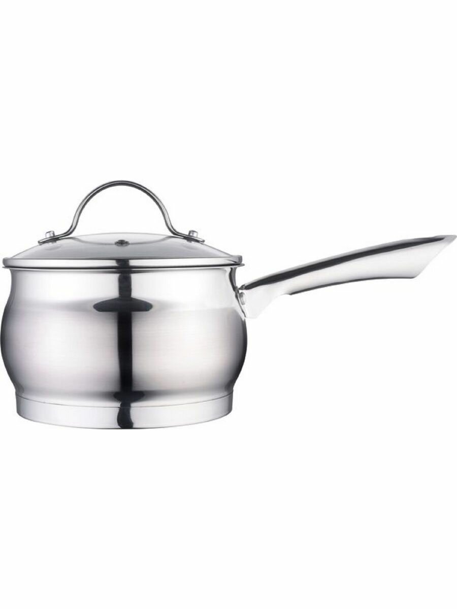 фото Ковш со стеклянной крышкой Bella Cucina 2,1л, 16см BC-2144