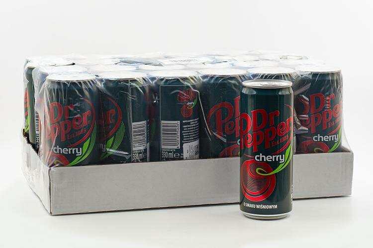 Напиток безалкогольный газированный Dr.Pepper Cherry 330 мл Упаковка 24 шт