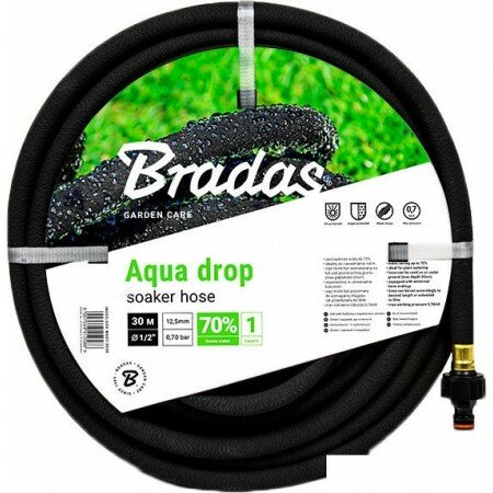 Сочащийся шланг Bradas Aqua-Drop 12.5 мм (1/2", 15 м) WAD1/2015