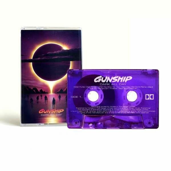 Audio MC (Кассета) Gunship - Dark All Day (Transparent Purple MC+Bonu (1 MC)