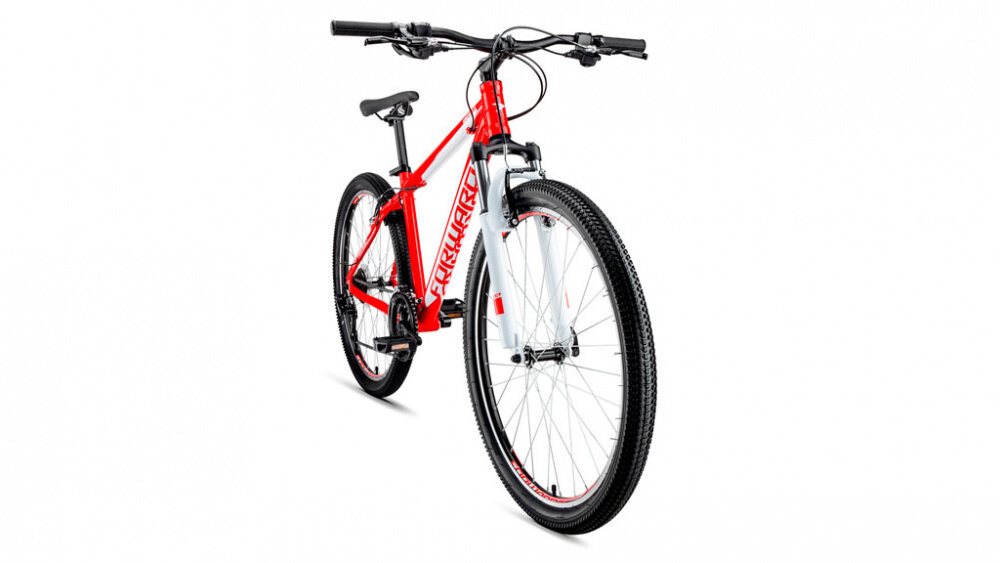FORWARD Велосипед Форвард APACHE 1.0 V 27,5" (рама 19", красный/белый)