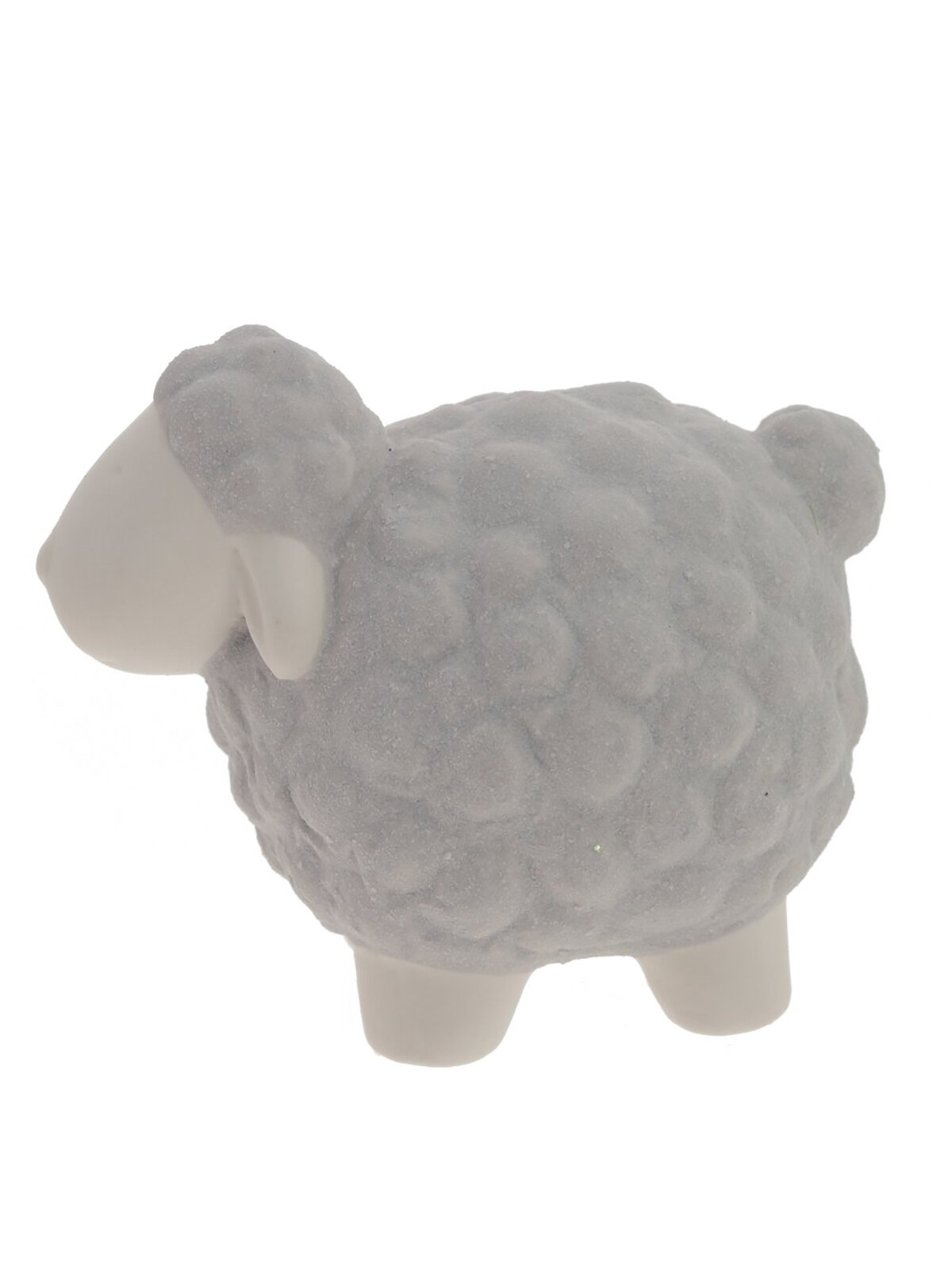 фото Фигурка декоративная Remecoclub Овечка, фарфоровая, 9x8x11 см