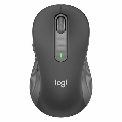 Мышь Logitech M650 L Large, оптическая, беспроводная, USB, графитовый [910-006388]