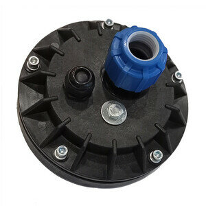 фото Оголовок для скважины d 90-110 мм выход 32 мм пластиковый