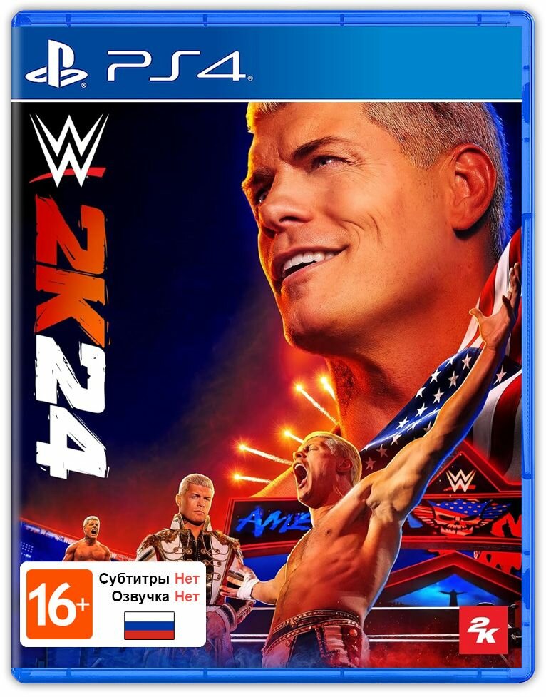 Игра WWE 2K24 (PlayStation 4, Английская версия)