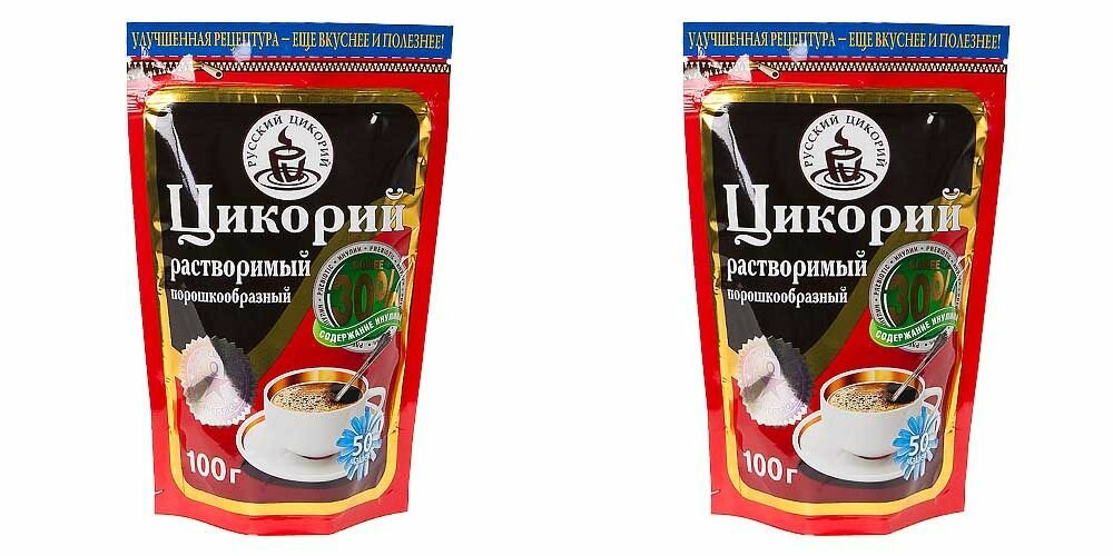 Русский цикорий порошок ZIP, 100 г, 2 шт