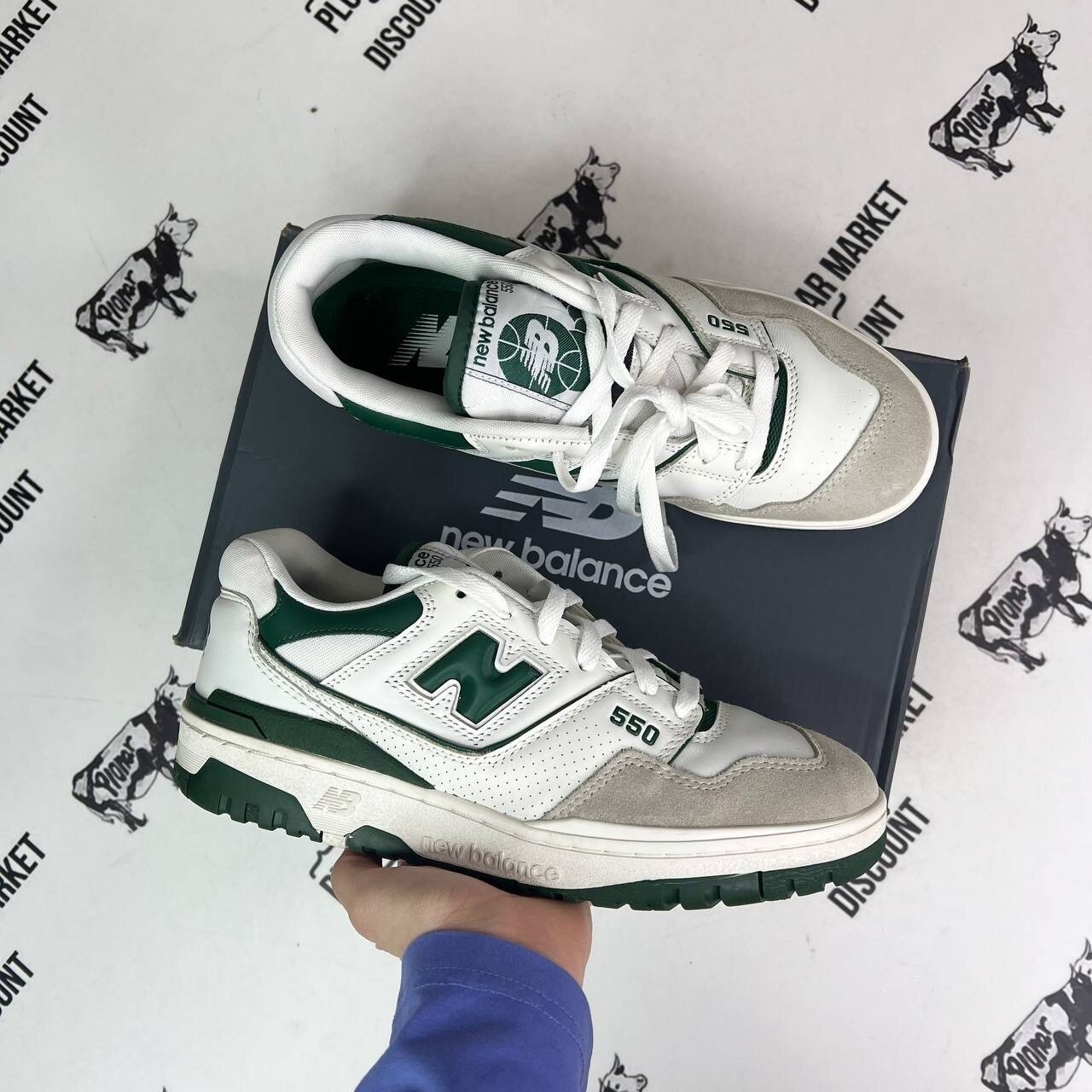 New Balance 550 White Green