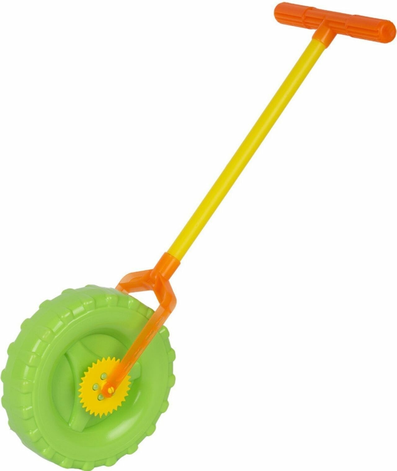 Детская игрушка "Колесо" для малышей с ручкой, каталка на палочке для дома и улицы
