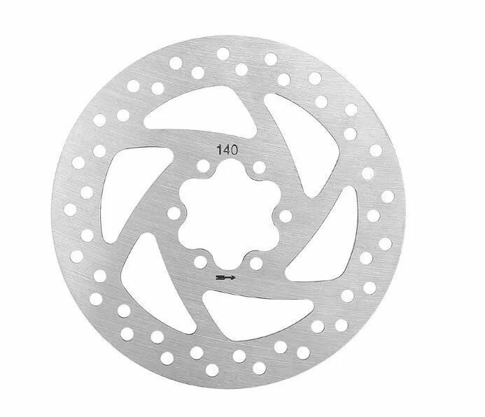 Тормозной диск для электросамоката 140 мм (Kugoo M4, M4 PRO, Max Speed, G-Booster, G1, WS Taiga), 6 болтов / Ротор дискового тормоза для электро самоката