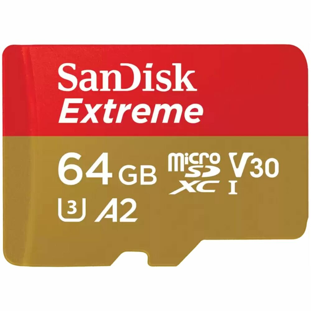 SD карта Sandisk Extreme SDSQXAH-064G-GN6GN