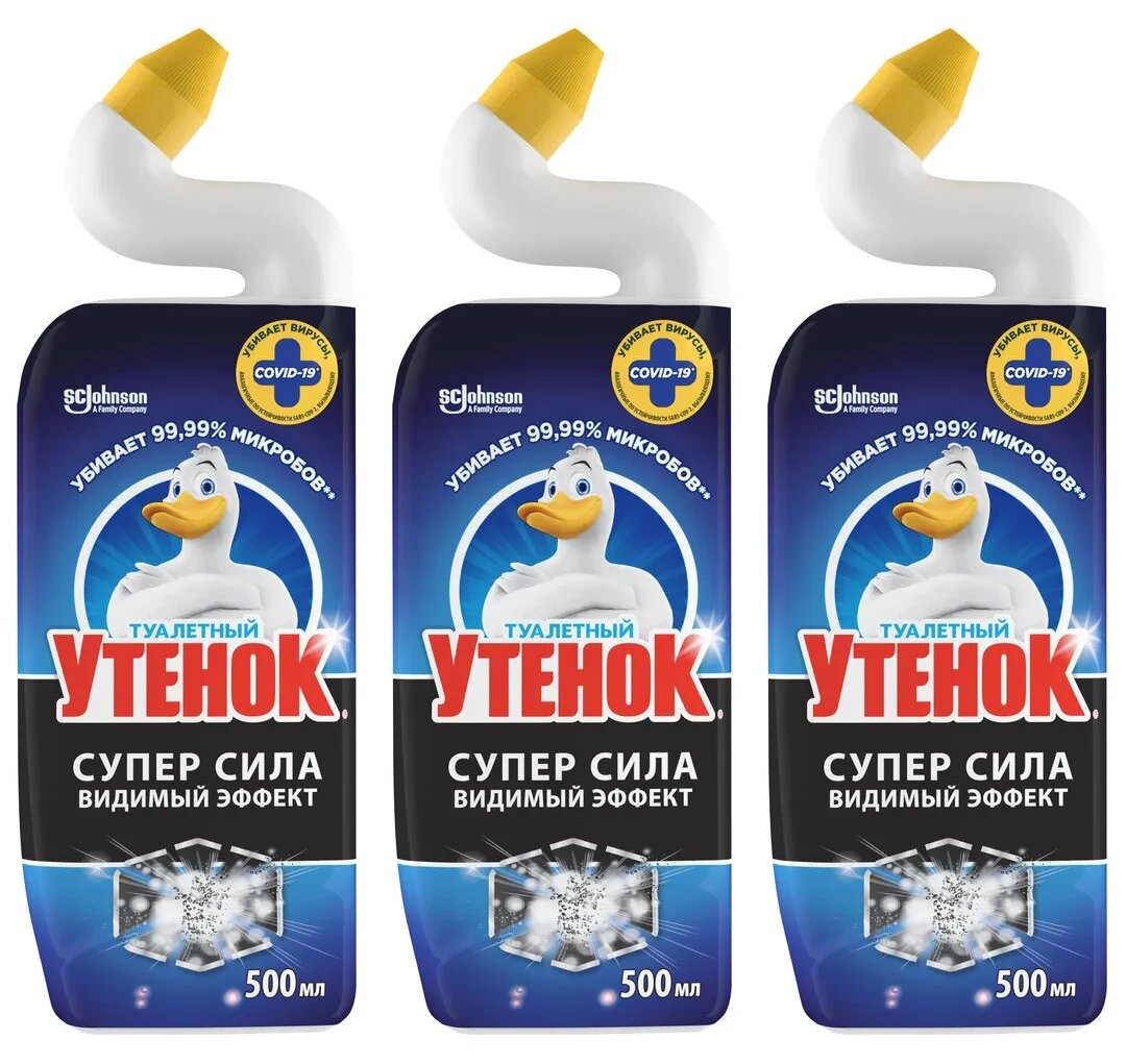 фото Чистящее средство для унитаза Туалетный Утенок Видимый эффект, 500мл