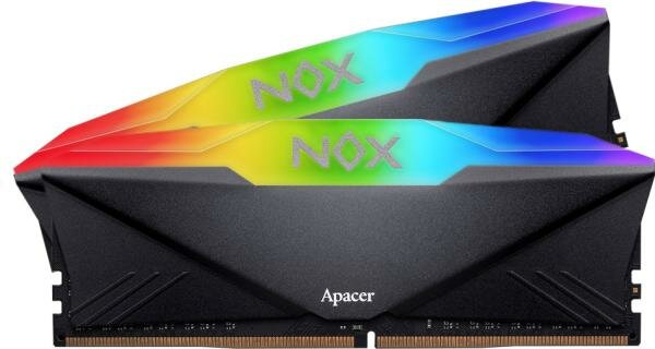 Оперативная память Apacer NOX RGB (8 ГБ x 2 шт.) DDR4 3200 МГц DIMM CL16 AH4U16G32C28YNBAA-2