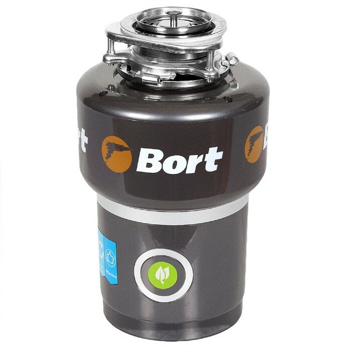 Bort Измельчитель пищевых отходов Bort TITAN MAX Power FullControl, 780 Вт, 3 ступени, чёрный