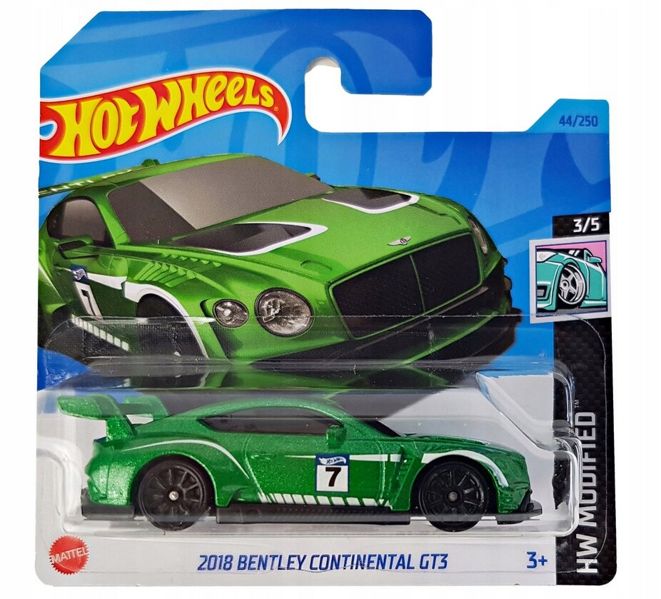 Машинка Hot Wheels 5785 (HW Modified) 2018 Bentley Continental GT3 HKH84-M521