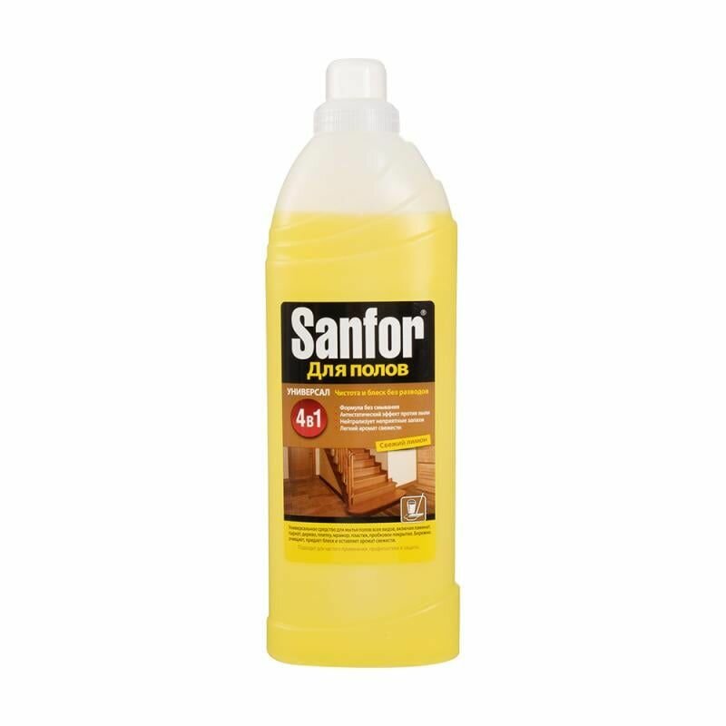 Универсальное средство для мытья полов, Sanfor, 970 г