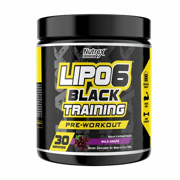 Предтренировочный комплекс Nutrex Lipo-6 Black Training дикий виноград 264 г