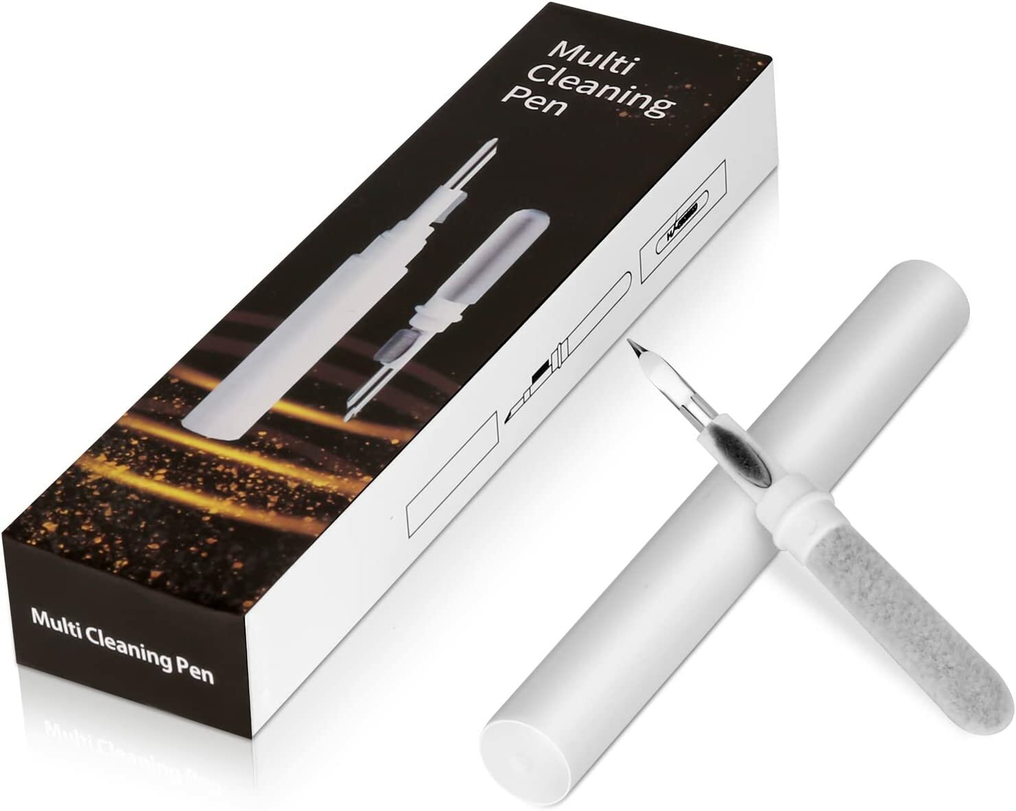 Ручка для чистки 3 в 1 Multi Cleaning Pen - портативный многофункциональный очиститель для наушников, мобильного телефона, компьютера и фотоаппарата