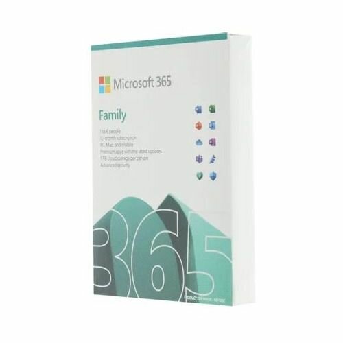 Microsoft 365 для семьи (family) по подписке
