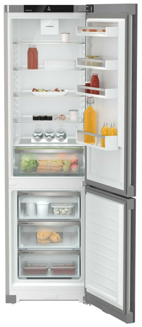Двухкамерный холодильник Liebherr CNsfd 5703-20 001 серебристый - фотография № 7
