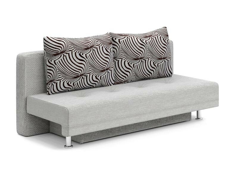 фото Диван Визит Эко белая рогожка