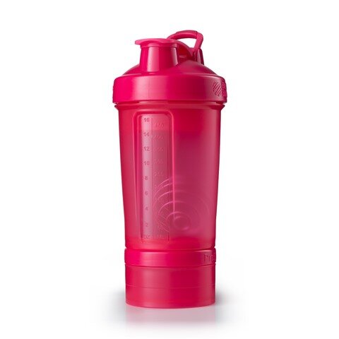 Розовый BlenderBottle Шейкер ProStak Full Color 650 мл (BlenderBottle)