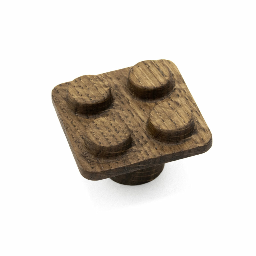 Ручка-кнопка деревянная Module дуб дерево коричневое мм/42мм Россия