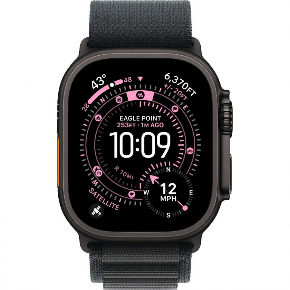 Apple Watch Ultra 3 49 мм Titanium Black GPS + Cellular 64 ГБ защита IP6X WR100 — фото 5