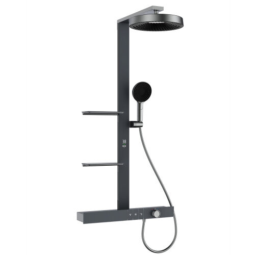 фото Душевая стойка Black&White GH-9005GM